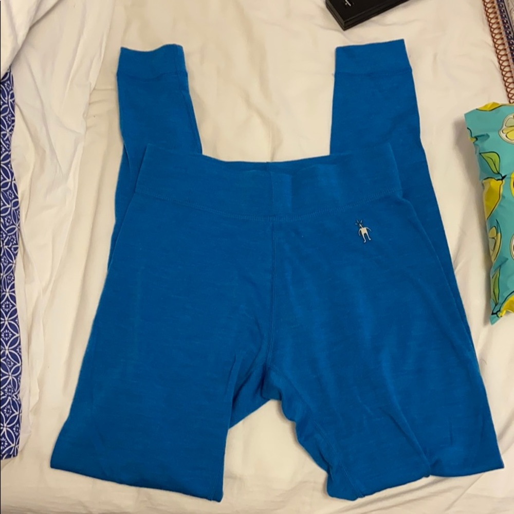 Blue smart wool leggings!